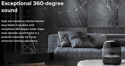 JBL HARMAN KARDON AURA STUDIO 3 JBL HARMAN KARDON AURA STUDIO 3