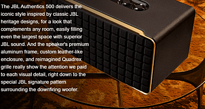 JBL AUTHENTICS 500 JBL AUTHENTICS 500