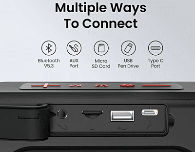 Portronics Pixel 3 10W Portable Wireless Bluetooth Speaker