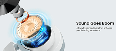 PORTRONICS MUFFS M2 WIRELESS HEADPHONE WITH MIC