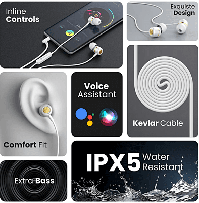 Portronics Conch 10 Wired Earphone