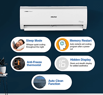 Voltas Adjustable Inverter Split AC, 2 Ton, 3 Star - 243V Vectra Elite