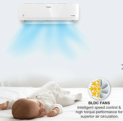 Whirlpool 3DCool 1.5T 5 Star Xpand Inverter Split Air Conditioner