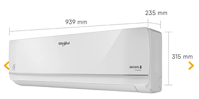 Whirlpool 3DCool 1.5T 5 Star Xpand Inverter Split Air Conditioner