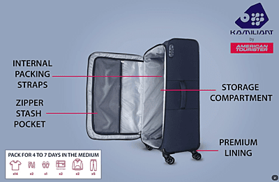 American Tourister CASUAL UNISEX POP PACKS Sest 2.0 Blue