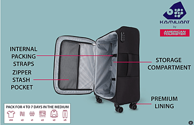 American Tourister CASUAL UNISEX POP PACKS Sest 2.0  Black