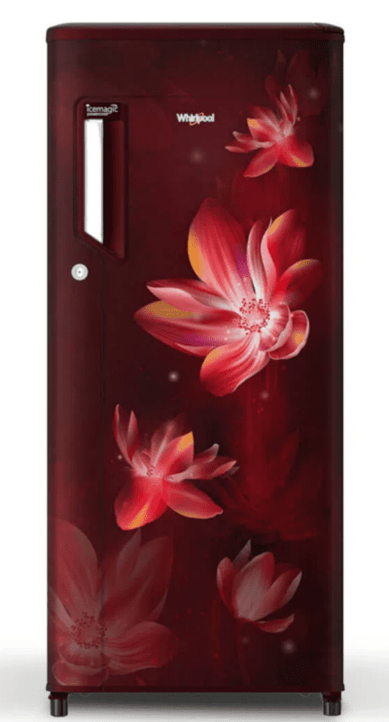 Whirlpool Icemagic Powercool 192L 3 Star Single-Door Refrigerator - Rain