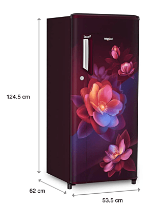 Whirlpool Icemagic Powercool 192L 2 Star Single Door Refrigerator