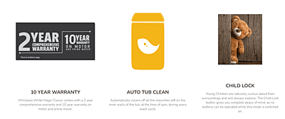 Whirlpool Whitemagic Classic GenX 6.5kg 5 Star Top-Load Washing Machine Whirlpool Whitemagic Classic GenX 6.5kg 5 Star Top-Load Washing Machine