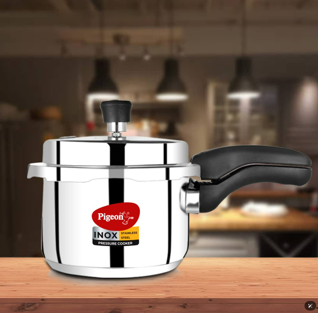 Pigeon Steel JADE Flat Bottom Tope -3600ml