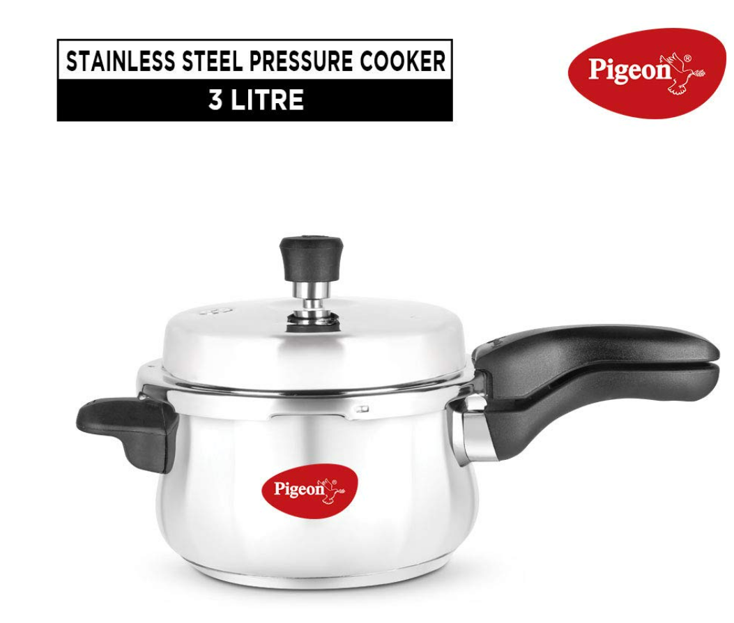 Pigeon Steel JADE Flat Bottom Tope -1750ml