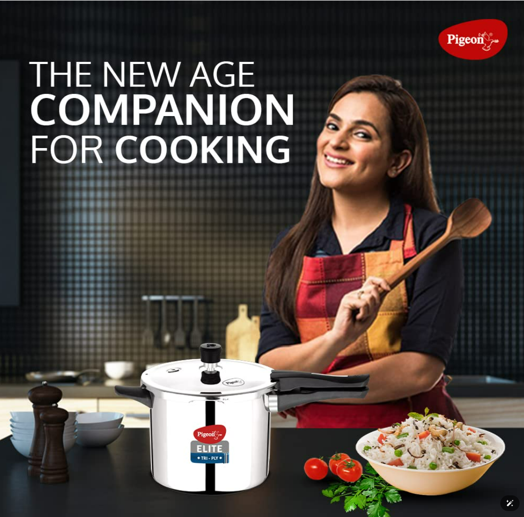 Pigeon Steel EMARALD Copper Bottom Tope-1750ml