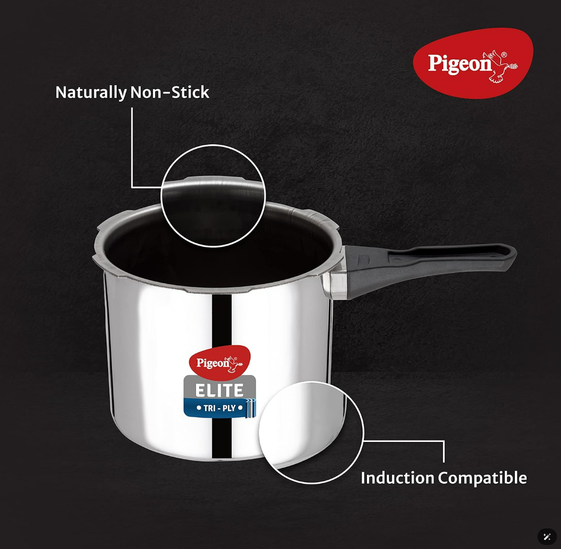 Pigeon Steel EMARALD Copper Bottom Tope-1300ml