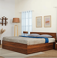 Taurus Engineered Wood Bed with Storage (78*72inch) / (1.98m*1.83m) Taurus Engineered Wood Bed with Storage (78*72inch) / (1.98m*1.83m)