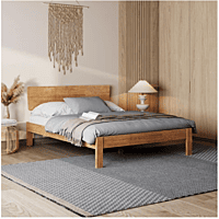 Swirl Solid Wood Without Storage Bed Swirl Solid Wood Without Storage Bed