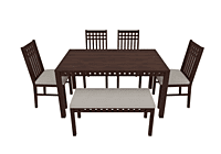 Kopra 6 seater Dining Set (with cushion omega pearl) Kopra 6 seater Dining Set (with cushion omega pearl)