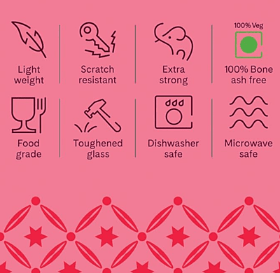 BOROSIL 39 PC D/SET