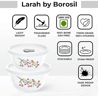 BOROSIL SOUP BOWL SET