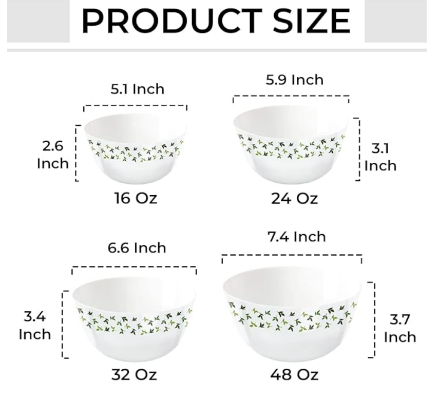 BOROSIL FULL PLATE 11” SET