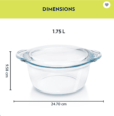 BOROSIL SS COOKFRESH TRI-PLY FLAT KADHAI WITH LID