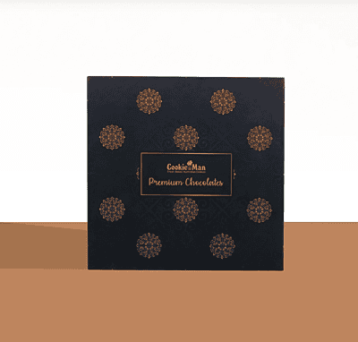 Cookie Man Premium 25 moulded chocolates Gift Box