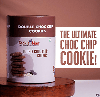 CookieMan Double Choc Chip Cookies-200g