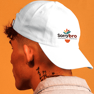 Sorry Bro Printed, Solid Sports/Regular Cap Sorry Bro Printed, Solid Sports/Regular Cap