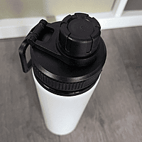 Personalised Gym water bottle, Gym barbell themed sports bottle