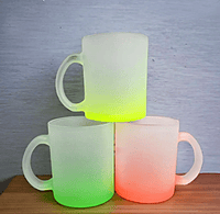 Customized Frosted Glass Tea Coffee Mug | Happy Mind Happy Life | Gift for Anyone for Any Occasion