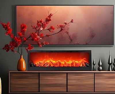 Portable Tabletop Artificial LED Fireplace