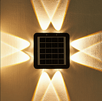 Brightness Built-in Lithium Battery Outdoor Garden Light 8LED