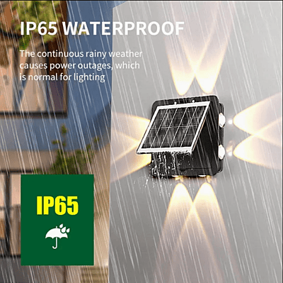 Brightness Built-in Lithium Battery Outdoor Garden Light 8LED Brightness Built-in Lithium Battery Outdoor Garden Light 8LED