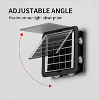 Brightness Built-in Lithium Battery Outdoor Garden Light 8LED