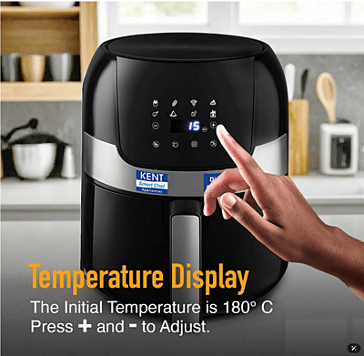 KENT Digital Air Fryer - 4 Ltr