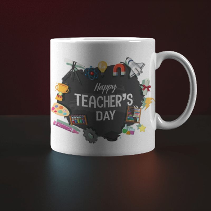 Printed Ceramic Coffee Mug I Gift for Teacher| 325ml Printed Ceramic Coffee Mug I Gift for Teacher| 325ml