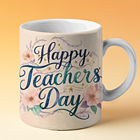 Teacher's Day Printed Ceramic Coffee Mug I Gift for Teacher| 325ml