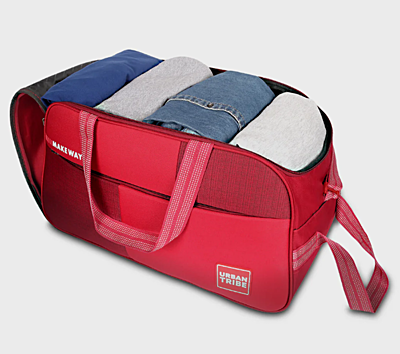 Urban Tribe  Novel Duffel With Trolly Bags Medium