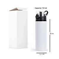 Ronaldo Printed Aluminum Sublimation Water Bottle-750ml Sports/School