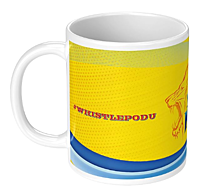 Printed CSK Logo Printed Mug for Boys Kids Girls Birthday Gift for Friends Mugs for IPL Cricket Lover MS Dhoni