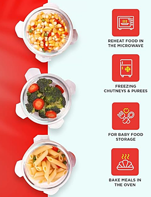 Oliveware pebble Glass Lunch Box Oliveware pebble Glass Lunch Box