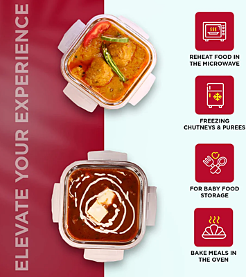 Olive ware Deluxe Glass Lunch Box