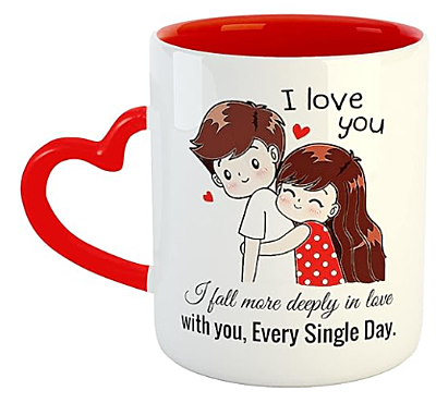 I Love You I Fall More Feeply in Love with You Every Single Day Ceramic Coffee Mug - Best Gift for Husband, Wife,Girlfriend I Love You I Fall More Feeply in Love with You Every Single Day Ceramic Coffee Mug - Best Gift for Husband, Wife,Girlfriend