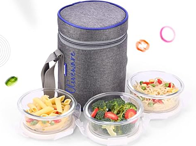 Olive ware Innox Glass Lunch Box