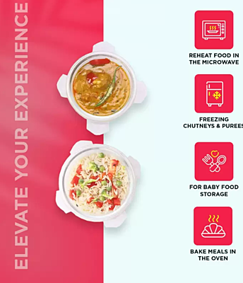 Olive ware Rocky Glass Lunch Box