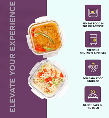 Olive ware Feast Glass Lunch Box