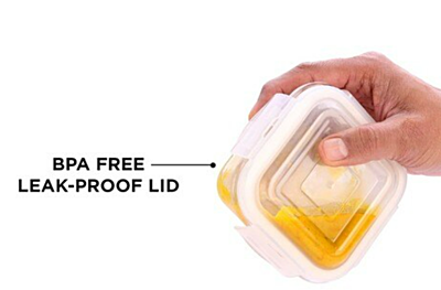 Olive ware Spyker Glass Lunch Box Olive ware Spyker Glass Lunch Box