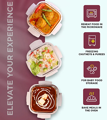 Olive ware Duke Glass Lunch Box