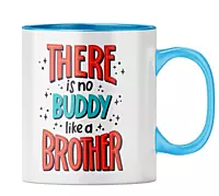 Best Brother Ever Mug - Unique Gift, Light Blue Inner & Handle (Light Blue Inner & Handle, Tea Cup, 310ML)