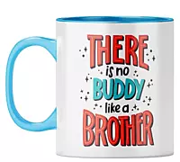 Best Brother Ever Mug - Unique Gift, Light Blue Inner & Handle (Light Blue Inner & Handle, Tea Cup, 310ML)
