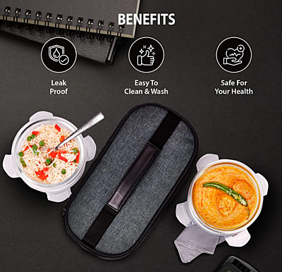 Olive ware pepper Glass Lunch Box